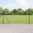 Hexagonal hegn med betonbund 50 x 1,2 m PVC-belagt stål Grå