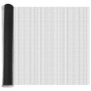 Hexagonal hegn med betonbund 50 x 1,2 m PVC-belagt stål Grå