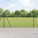 Hexagonal hegn med betonbund 100 x 1,2 m PVC-belagt stål Grå