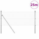 Svejset trådhegn jordfastgørelse 25 x 0,4 m Galvaniseret stål