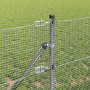 Svejset trådhegn jordfastgørelse 25 x 0,5 m Galvaniseret stål