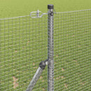 Svejset trådhegn jordfastgørelse 25 x 1 m Galvaniseret stål