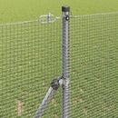 Svejset trådhegn jordfastgørelse 25 x 1,2 m Galvaniseret stål