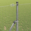 Svejset trådhegn jordfastgørelse 25 x 1,4 m Galvaniseret stål