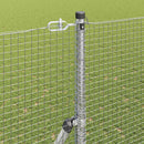 Svejset trådhegn jordfastgørelse 25 x 1,5 m Galvaniseret stål