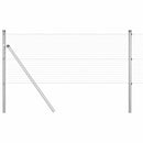Svejset trådhegn jordfastgørelse 50 x 0,5 m Galvaniseret stål