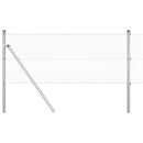 Svejset trådhegn jordfastgørelse 100 x 0,4 m Galvaniseret stål