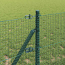 Svejset trådhegn jordfastgørelse 10 x 0,5 m PVC-belagt stål