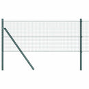 Svejset trådhegn jordfastgørelse 10 x 0,6 m PVC-belagt stål