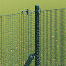 Svejset trådhegn jordfastgørelse 10 x 1,6 m PVC-belagt stål