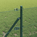 Svejset trådhegn jordfastgørelse 25 x 0,5 m PVC-belagt stål