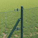 Svejset trådhegn jordfastgørelse 25 x 0,6 m PVC-belagt stål