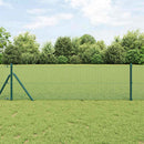 Svejset trådhegn jordfastgørelse 25 x 0,8 m PVC-belagt stål