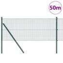 Svejset trådhegn jordfastgørelse 50 x 0,4 m PVC-belagt stål