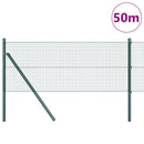 Svejset trådhegn jordfastgørelse 50 x 0,4 m PVC-belagt stål