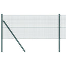 Svejset trådhegn jordfastgørelse 50 x 0,5 m PVC-belagt stål
