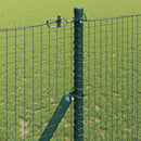 Svejset trådhegn jordfastgørelse 50 x 1,2 m PVC-belagt stål