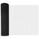 Svejset trådhegn jordfastgørelse 10 x 0,6 m PVC-belagt stål Grå