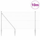 Svejset trådhegn med spidser 10 x 1 m (B x H)