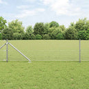 Svejset trådhegn med spidser 25 x 0,6 m (B x H)