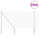 Svejset trådhegn med spidser 25 x 1 m (B x H)