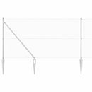 Svejset trådhegn med spidser 25 x 1 m (B x H)