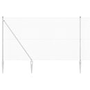 Svejset trådhegn med spidser 25 x 1,5 m (B x H)
