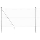 Svejset trådhegn med spidser 25 x 1,6 m (B x H)