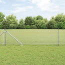 Svejset trådhegn med spidser 50 x 0,6 m (B x H)