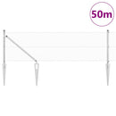 Svejset trådhegn med spidser 50 x 0,6 m (B x H)