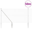 Svejset trådhegn med spidser 50 x 1,2 m (B x H)
