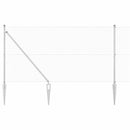 Svejset trådhegn med spidser 50 x 1,2 m (B x H)