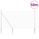 Svejset trådhegn med spidser 50 x 1,5 m (B x H)
