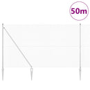 Svejset trådhegn med spidser 50 x 1,5 m (B x H)