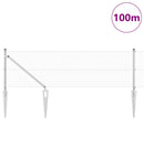 Svejset trådhegn med spidser 100 x 0,5 m (B x H)