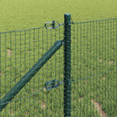 Svejset trådhegn med spidser 10 x 0,4 m (B x H) PVC-belagt Stål
