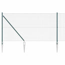 Svejset trådhegn med spidser 10 x 1 m (B x H) PVC-belagt Stål