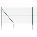 Svejset trådhegn med spidser 10 x 1,4 m (B x H) PVC-belagt Stål