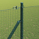 Svejset trådhegn med spidser 10 x 1,4 m (B x H) PVC-belagt Stål