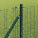 Svejset trådhegn med spidser 10 x 1,6 m (B x H) PVC-belagt Stål
