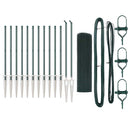 Svejset trådhegn med spidser 25 x 0,4 m (B x H) PVC-belagt Stål