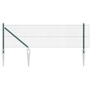 Svejset trådhegn med spidser 25 x 0,6 m (B x H) PVC-belagt Stål