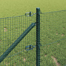 Svejset trådhegn med spidser 25 x 0,8 m (B x H) PVC-belagt Stål
