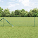 Svejset trådhegn med spidser 25 x 0,8 m (B x H) PVC-belagt Stål