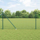 Svejset trådhegn med spidser 25 x 1,2 m (B x H) PVC-belagt Stål