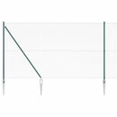 Svejset trådhegn med spidser 25 x 1,5 m (B x H) PVC-belagt Stål