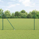 Svejset trådhegn med spidser 25 x 1,6 m (B x H) PVC-belagt Stål