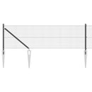 Svejset trådhegn med spidser 25 x 0,6 m PVC-belagt Stål Grå