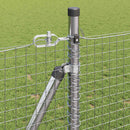 Svejset Trådhegn med Betonsokkel 10 x 1 m Galvaniseret stål
