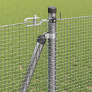 Svejset Trådhegn med Betonsokkel 10 x 1,2 m Galvaniseret stål
